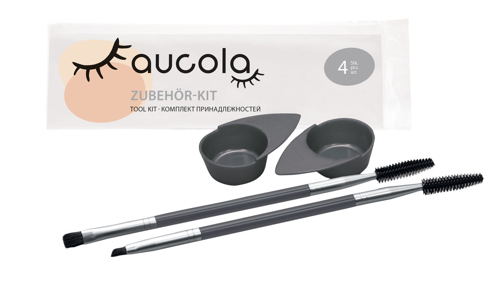 aucola Zubehör Kit für Augenbrauen- & Wimpernfarbe – Ansicht 2