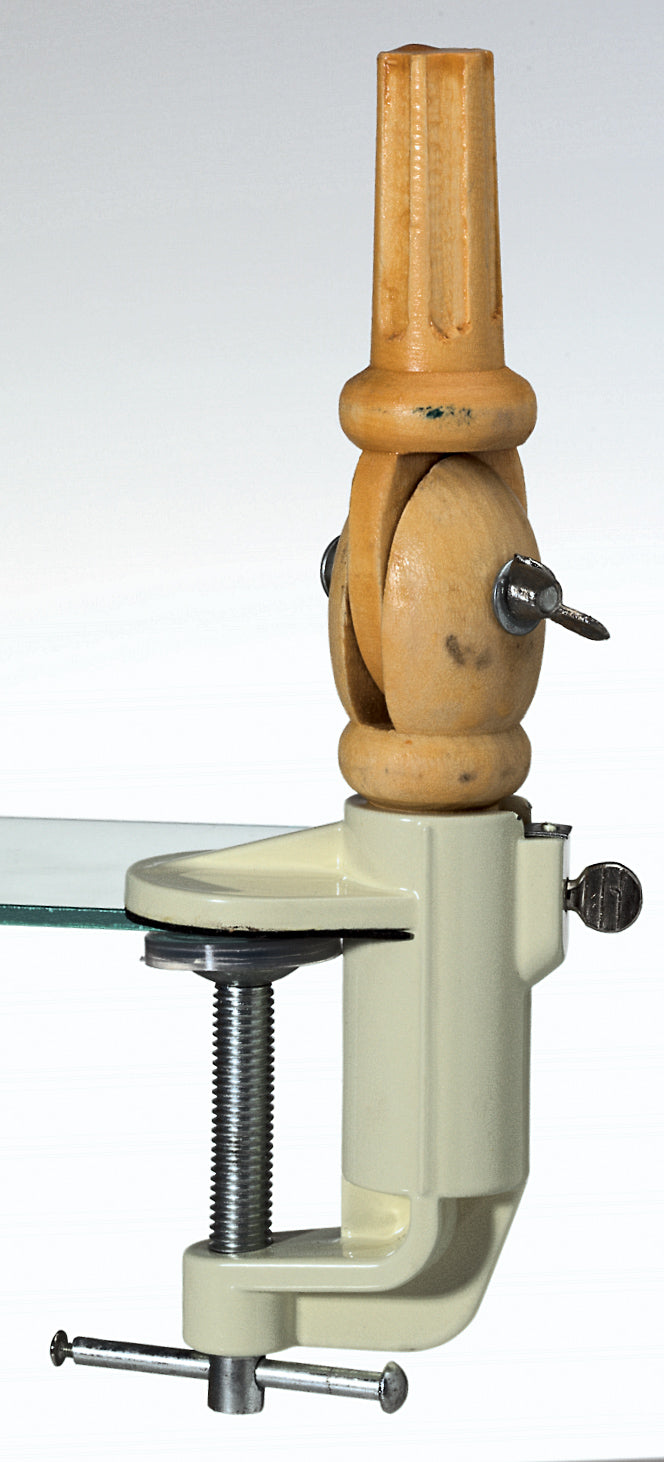 Übungskopfhalter aus Holz mit Gelenk