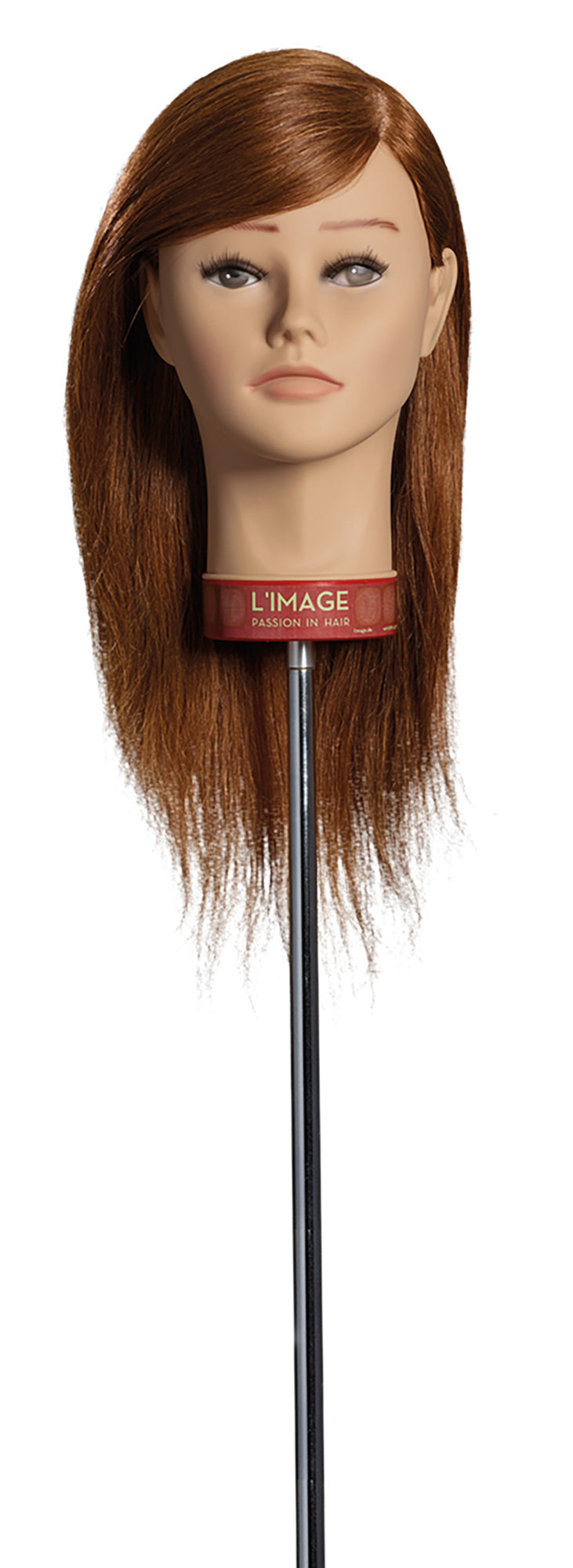 L'IMAGE Trainingskopf Sabine 35cm Mittelblond Echthaar
