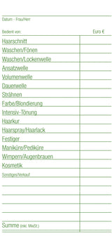 Bedienungsblöcke lose(40 Blatt) – Ansicht 2