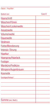 Bedienungsblöcke lose(40 Blatt) – Ansicht 6
