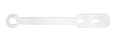 Comair Ersatzbänder Silikon flach/kurz, hitzebeständig, 50er Beutel, 7,3 cm