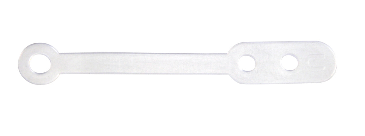 Comair Ersatzbänder Silikon flach/kurz, hitzebeständig, 50er Beutel, 7,3 cm