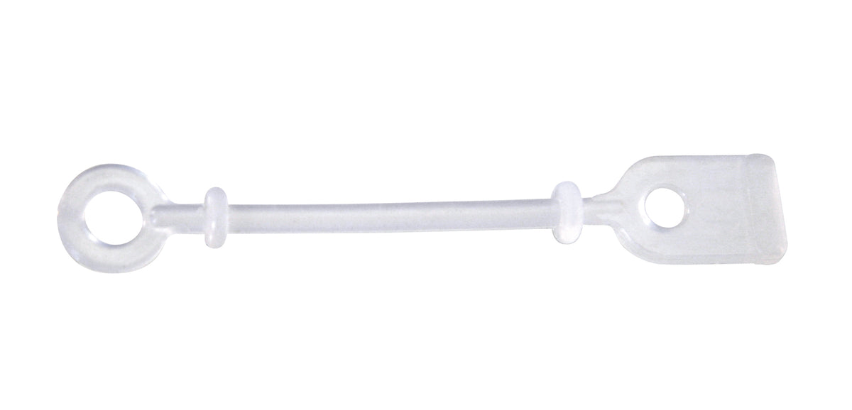 Comair Ersatzbänder Silikon, 50er Beutel, rund/kurz, mit Distanzring, 6,6 cm – Ansicht 2