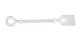 Comair Ersatzbänder Silikon, 50er Beutel, rund/kurz, mit Distanzring, 6,6 cm