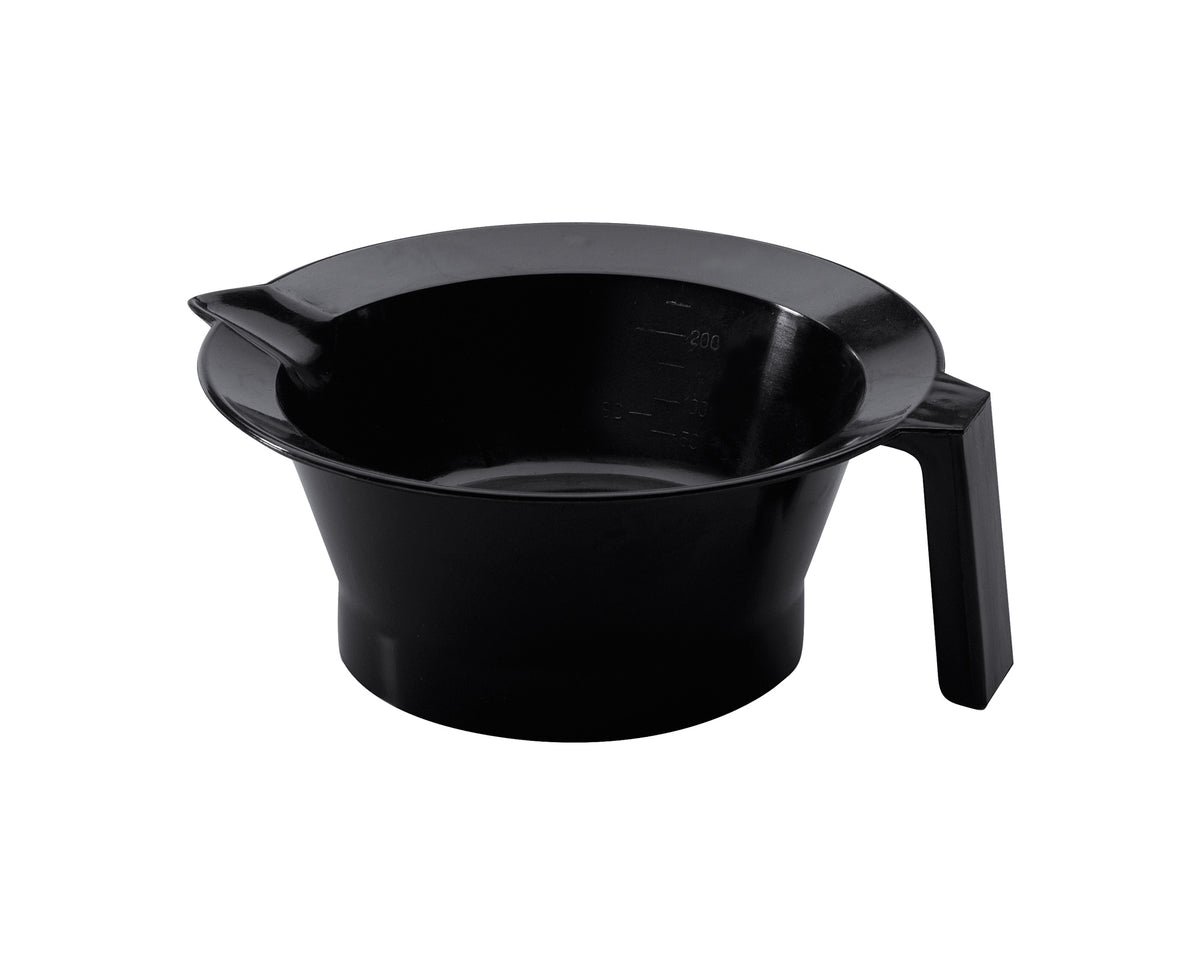 Comair Färbeschale mit Ausguss, schwarz, 200 ml