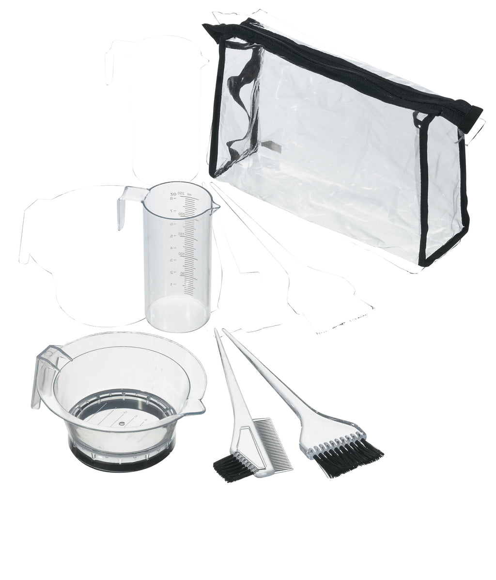 Comair Färbezubehör-Set 5-teilig Transparent