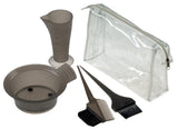 Comair Färbe-Zubehör-Set, 5-teilig, transparent, schwarz – Ansicht 2