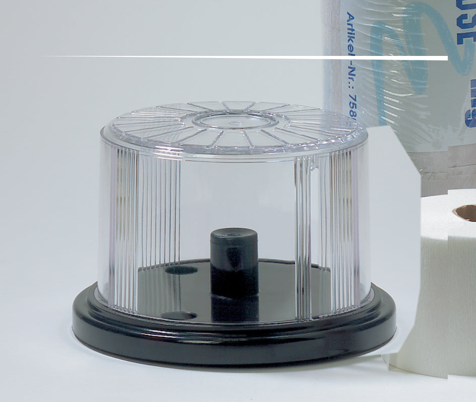 Comair Behälter für Halsschutzkrausen, transparent, mit Saugnäpfen – Friseuroutlet