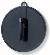 Comair Kabinett-Spiegel Standard Schwarz Ø 25 cm mit Griff & Aufhängeöse – Friseuroutlet