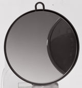 Comair Kabinett-Spiegel Standard Schwarz Ø 25 cm mit Griff & Aufhängeöse – Friseuroutlet