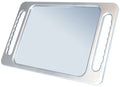 Kabinett-Handspiegel Silber mit 2 Griffmulden 40x26 cm