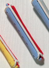Comair Kaltwellwickler lang blau/rot 12er Beutel, Ø 11 mm, 91 mm Länge