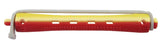 Comair Kaltwellwickler, 2-farbig, 12er, 9 mm, lang, Rundgummi gelb/rot, Länge 91 mm – Ansicht 2