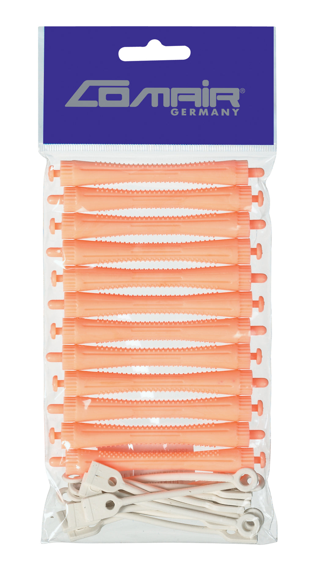 Comair Kaltwellwickler Uni Color lachs/rosa Ø 7 mm, 90 mm – 12er-Beutel – Ansicht 3