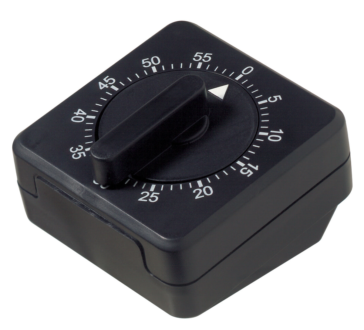 Comair Kurzzeit-Timer „Manuell“ schwarz mit Wandbefestigung (0–59 Min) – Ansicht 2