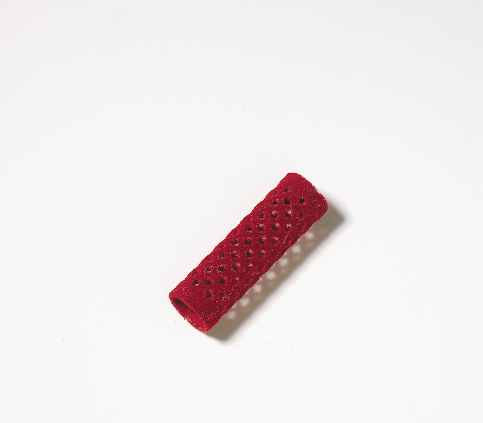 Comair Metallwickler lang 12er 18mm rot beflockt 65mm