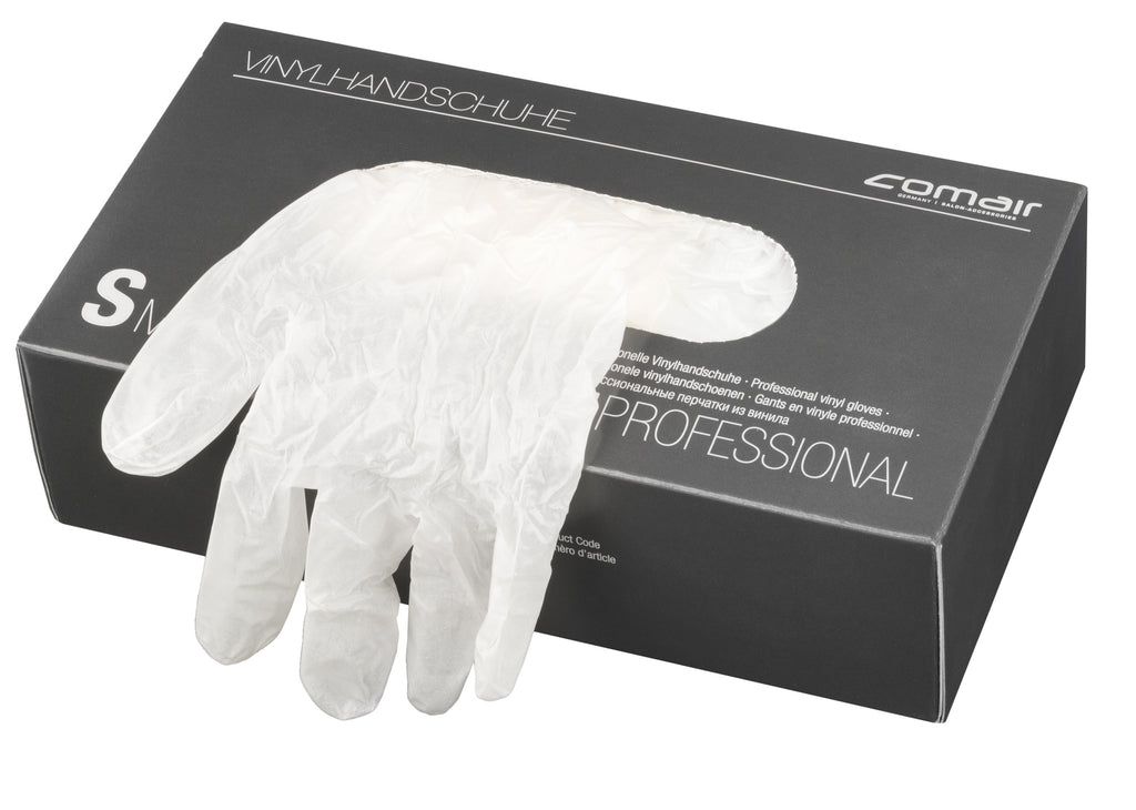 Comair Vinyl-Handschuhe gepudert klein 100er Box