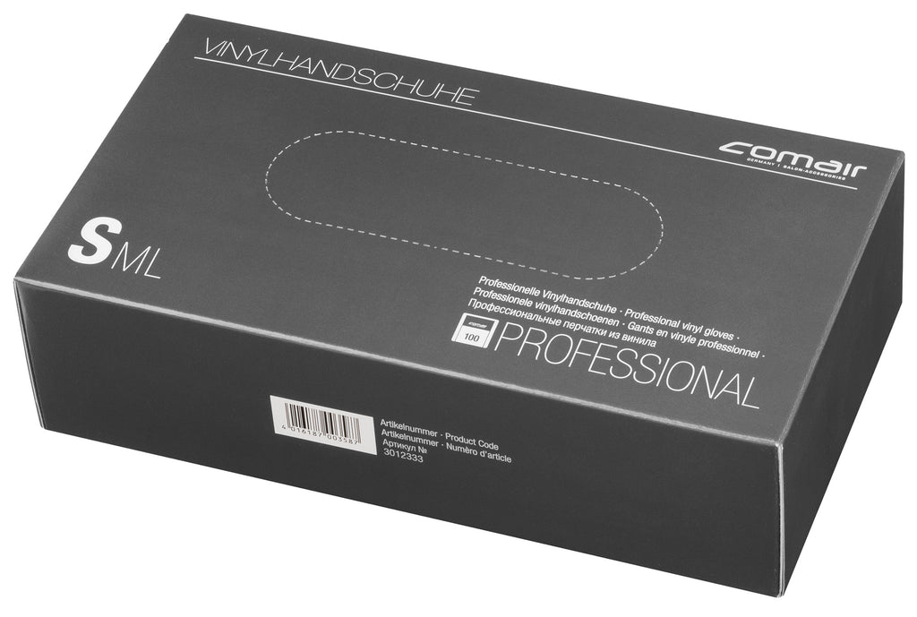 Comair Vinyl Handschuhe klein, puderfrei, 100er Box (Weiß) – Ansicht 2