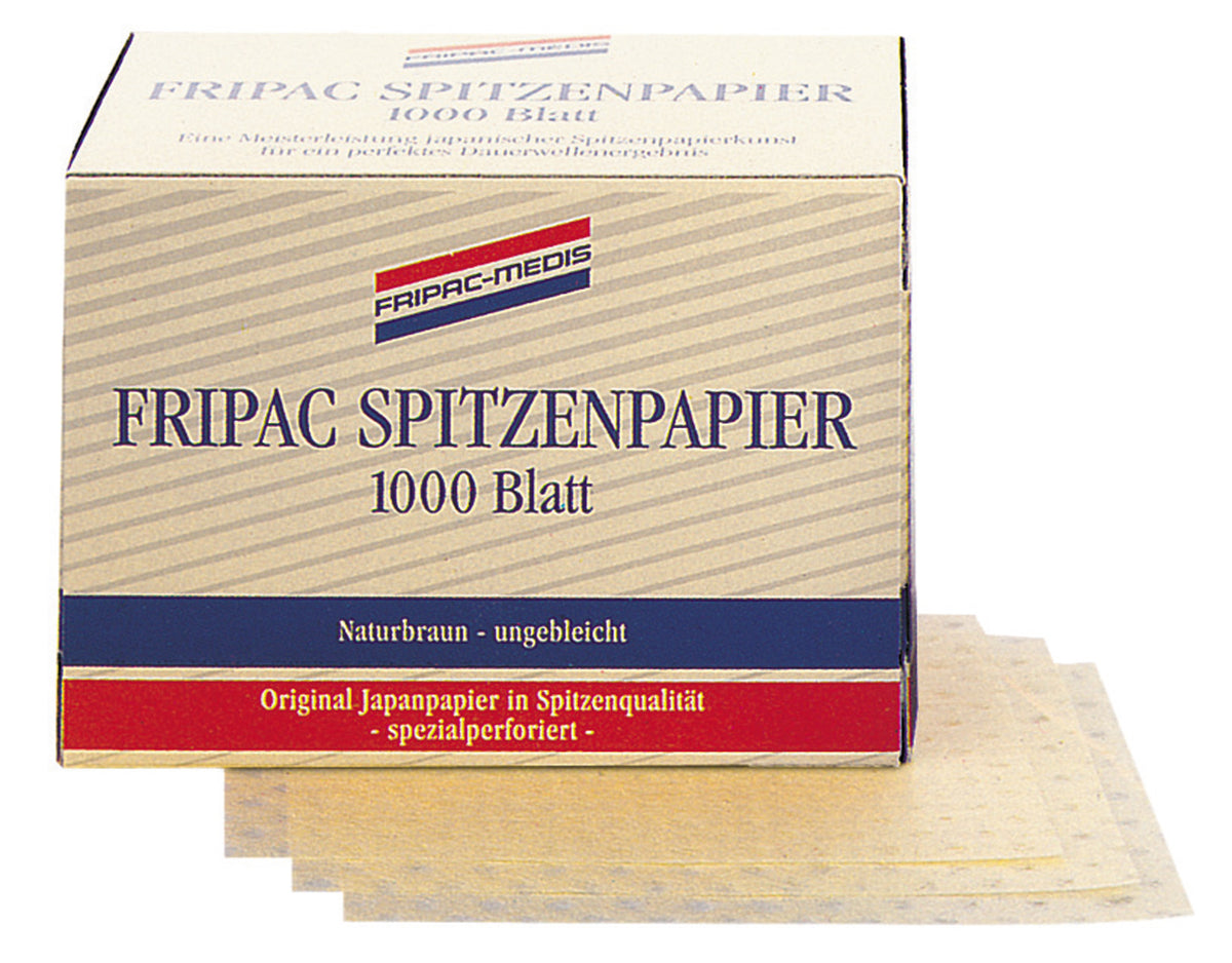 Fripac Spitzenpapier A-1015 natur 75 x 55 mm – 1000 Blatt (ungebleicht)