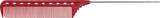 Y.S. Park Stielkamm Metallgriff Nr. 102 Rot