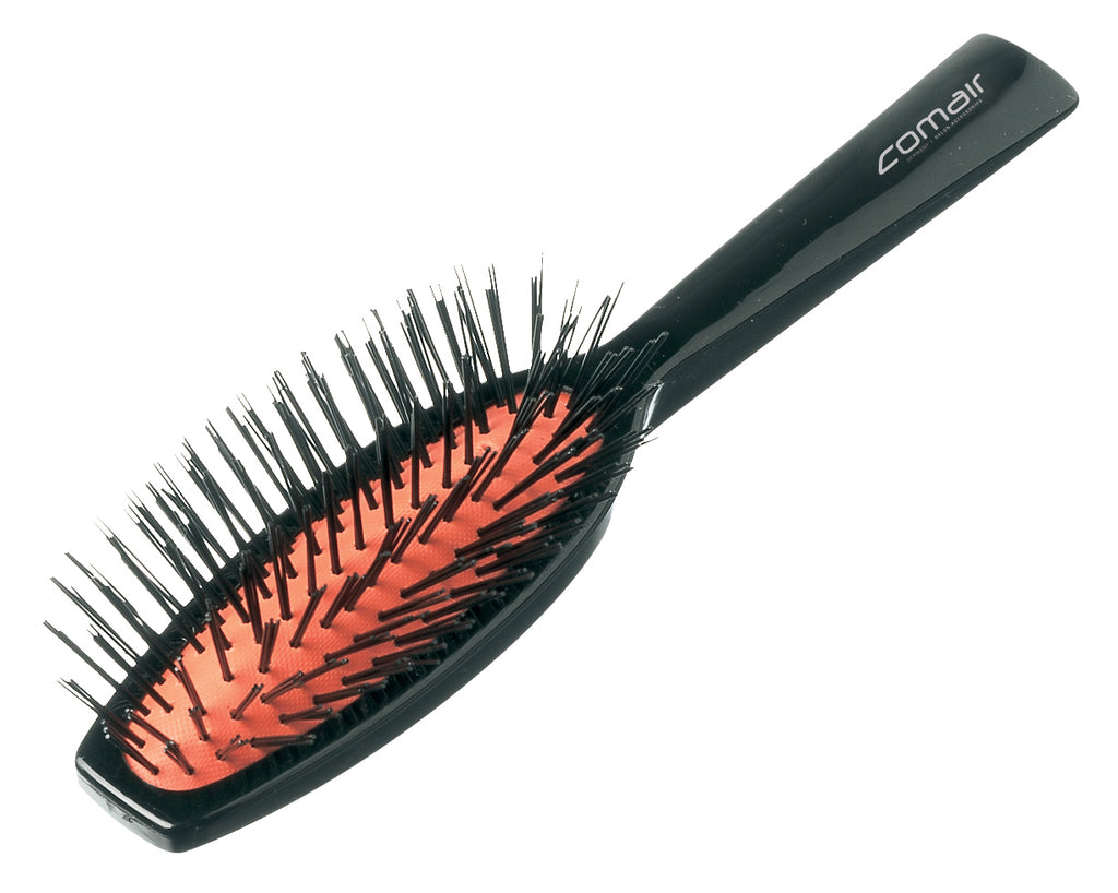 Comair Pneumatikbürste 7-reihig, schwarz, Kunststoffborsten – Ansicht 2