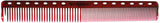 Y.S. Park Schneidekamm Nr. 339 LIGHT transparent red