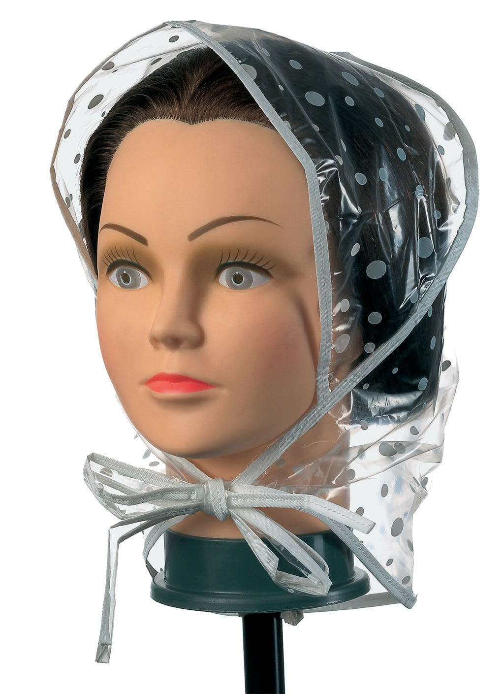 Comair Regenhaube mit Schirm, weiss, transparent – Friseuroutlet