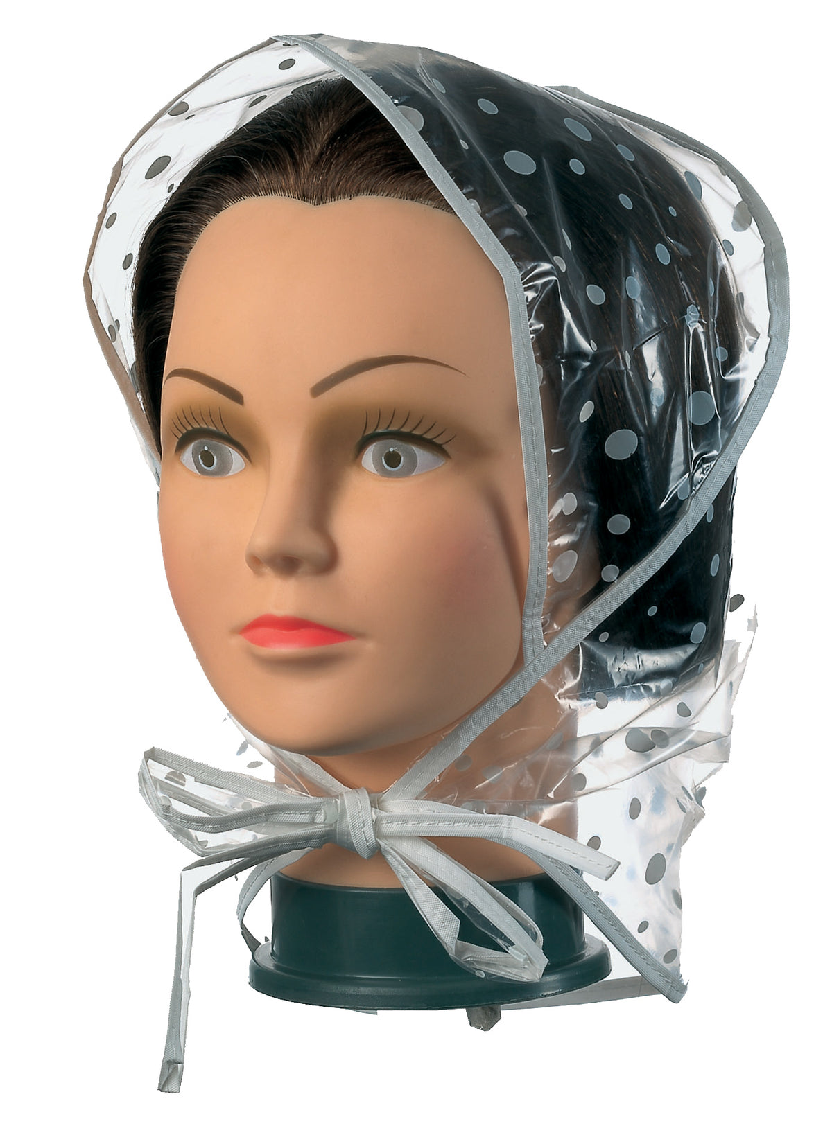 Comair Regenhaube mit Schirm, weiss, transparent – Friseuroutlet