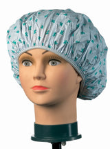 Comair Duschhaube mit grünem Schleifenmuster