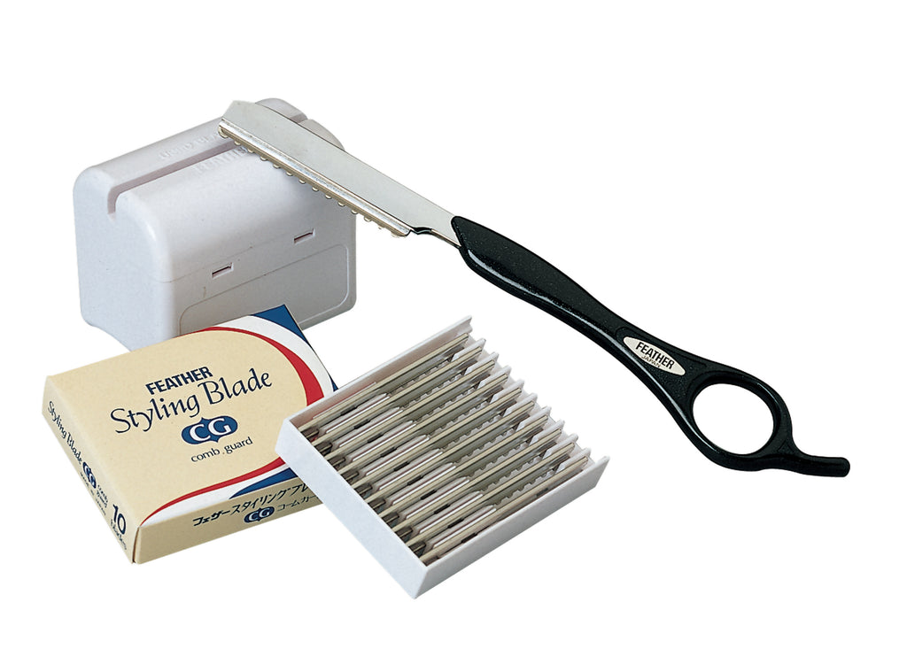Feather Razor Rasiermesser Original schwarz – Ansicht 5