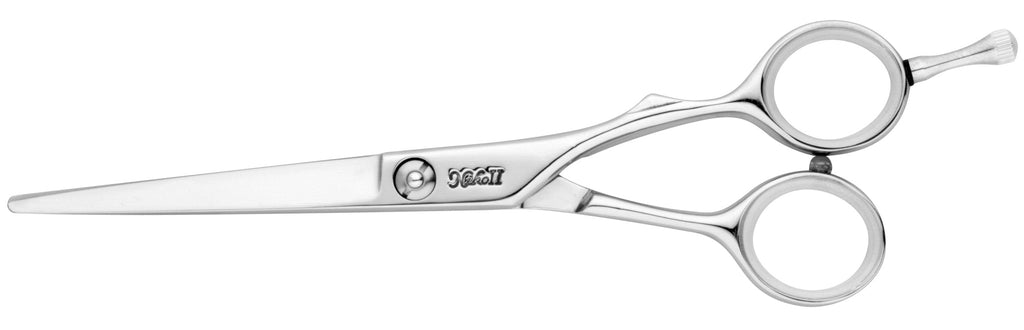 Nikarma Haarschneideschere Niko III X 04 5,5" Japan-Edelstahl mit Patent-Schraubsystem – Ansicht 4