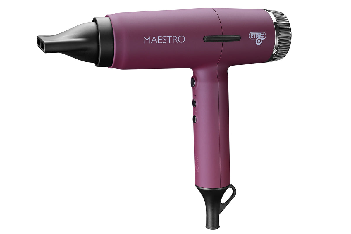 ETI Maestro Haartrockner bordeaux matt 1650-2000W – Ansicht 2