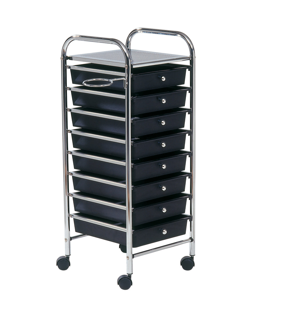 Comair Friseur Arbeitswagen Storage Schwarz – Ansicht 2