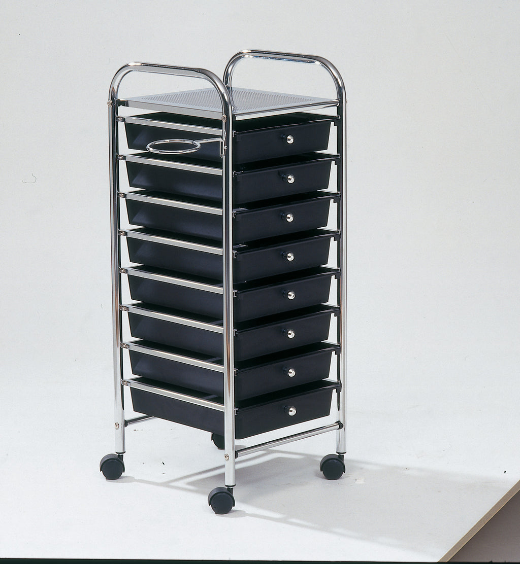 Comair Friseur Arbeitswagen Storage Schwarz – Ansicht 3