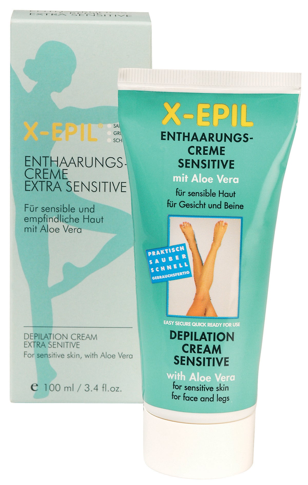 X-Epil Enthaarungscreme Sensitive 100 ml – Ansicht 2