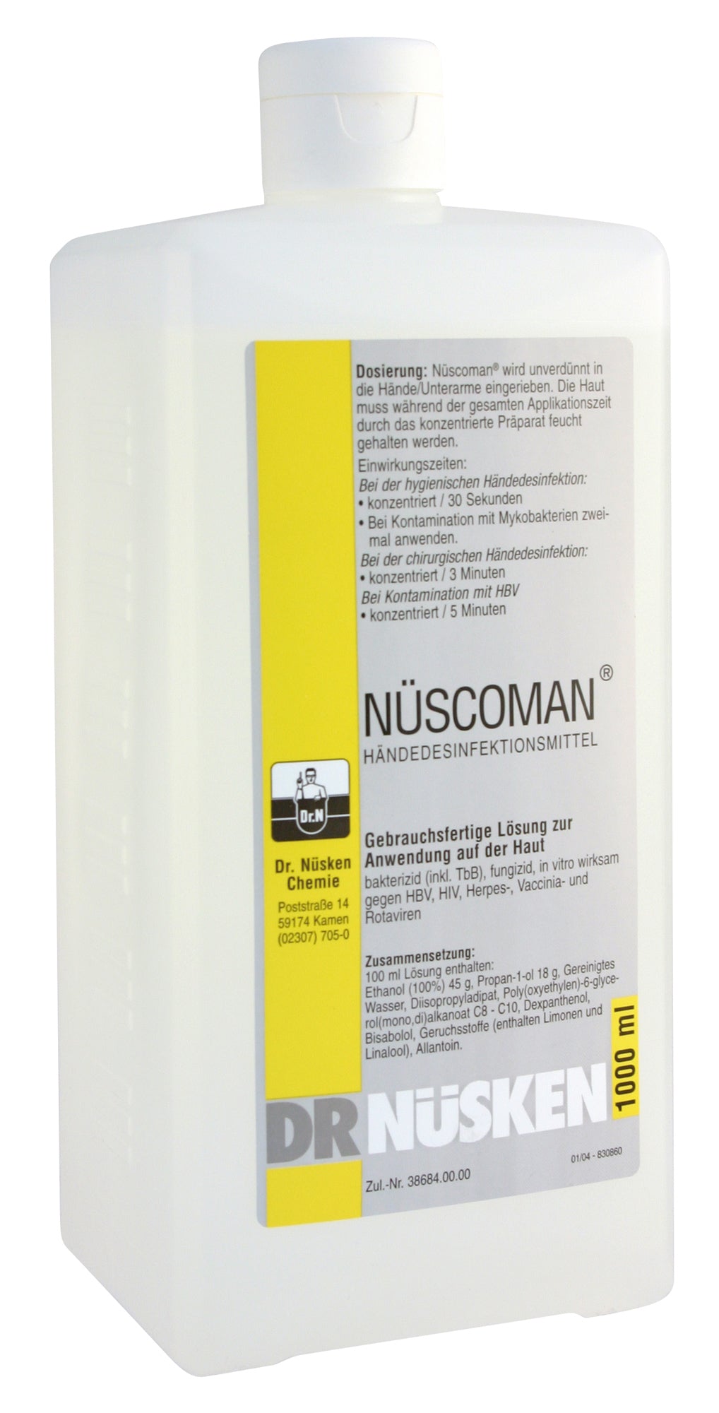 Nüscoman Händedesinfektion 1L – Ansicht 2