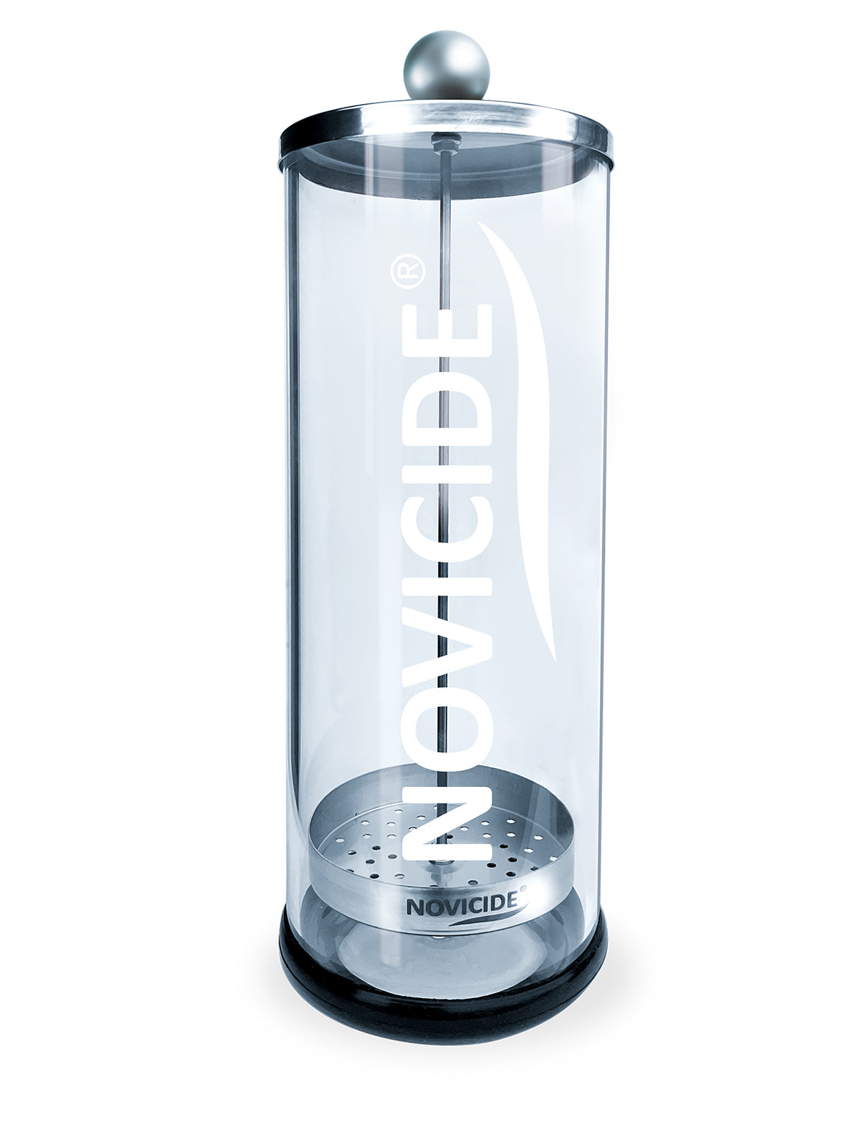 Novicide Desinfektionsglas 1400 ml mit Edelstahleinsatz