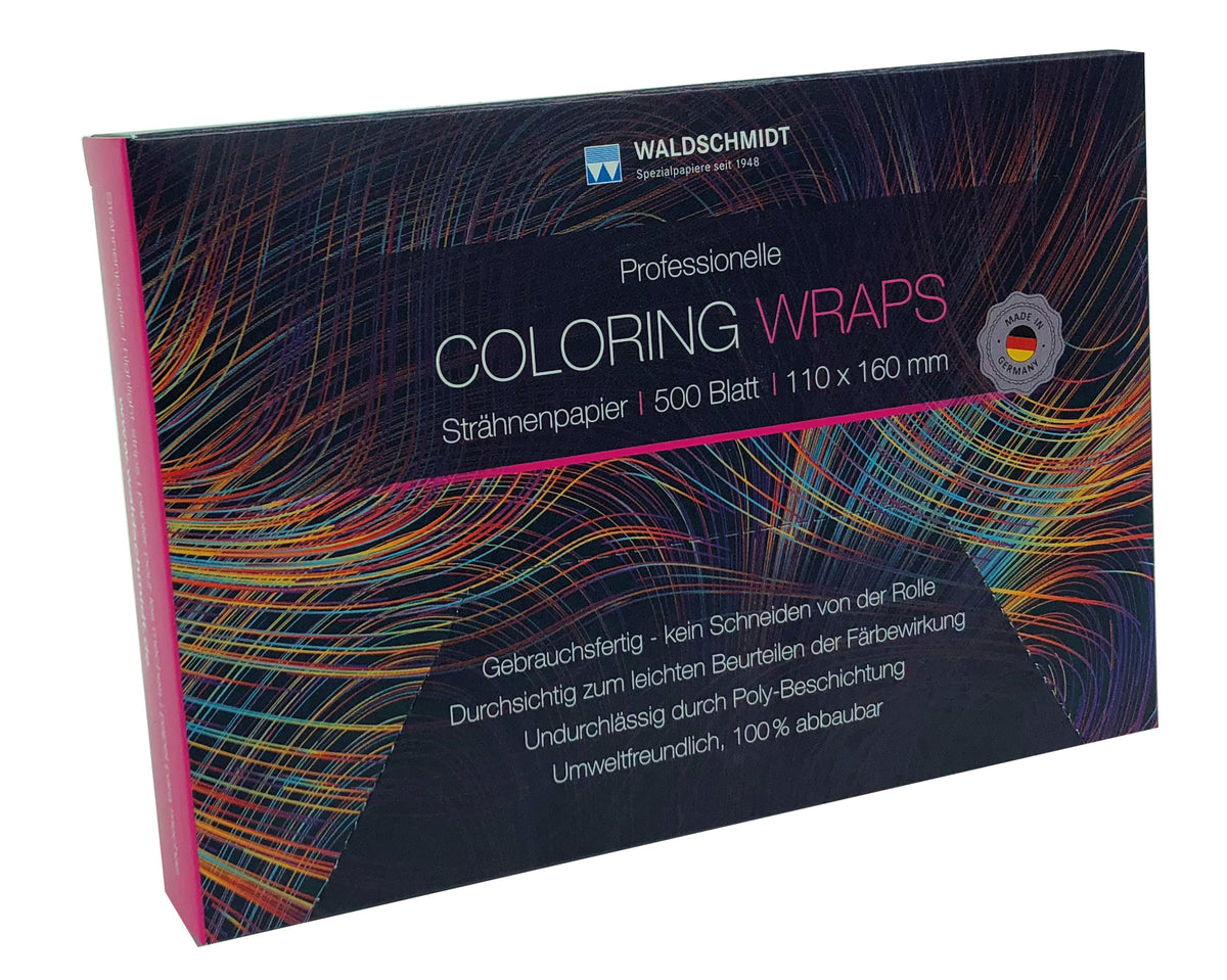 Waldschmidt Coloring-Wraps Strähnenpapier 110x160 mm, 500 Stück – Ansicht 2