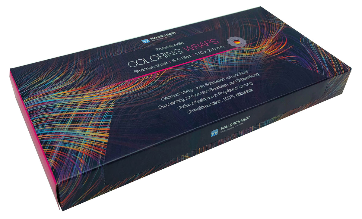 Waldschmidt Coloring-Wraps Strähnenpapier 240x110 mm, 500 Stück