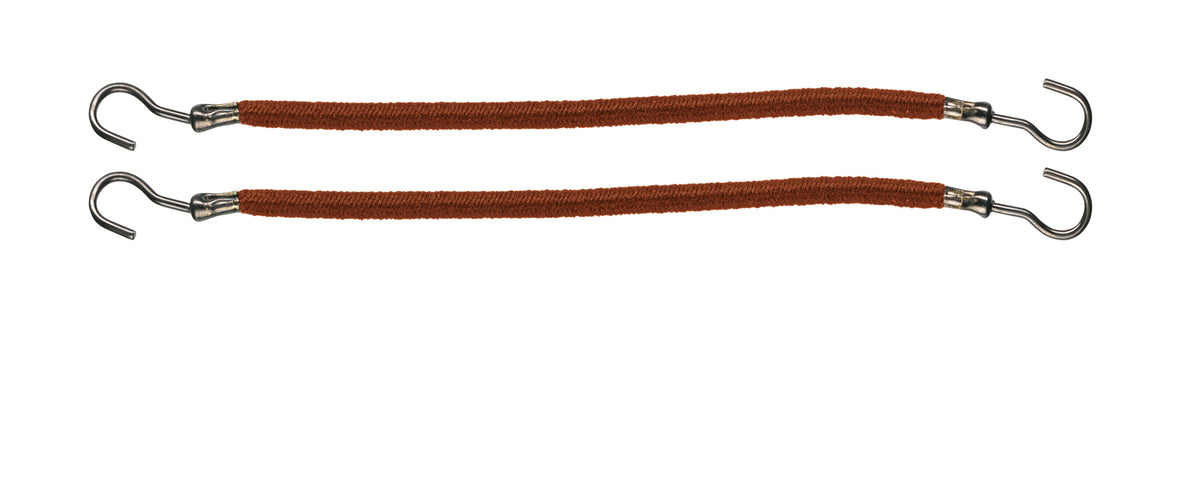 Comair Haarbinder Glatt Braun 10 cm, 12 Stück