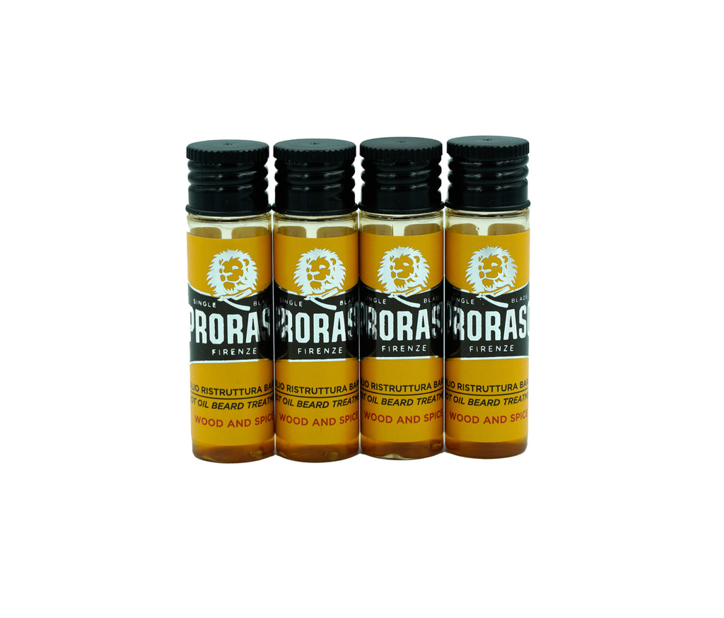 Zwickmeister Proraso Hot Oil Beard Treat Wood & Spice 4 x 17 ml – Ansicht 2