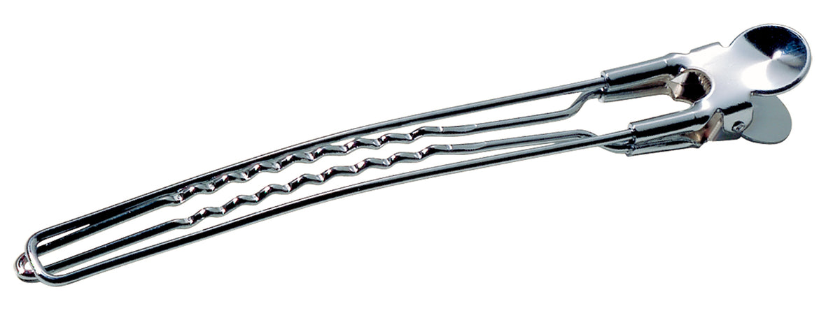 Comair Haarschneideklammern Chrom Clips 10er 12,5 cm