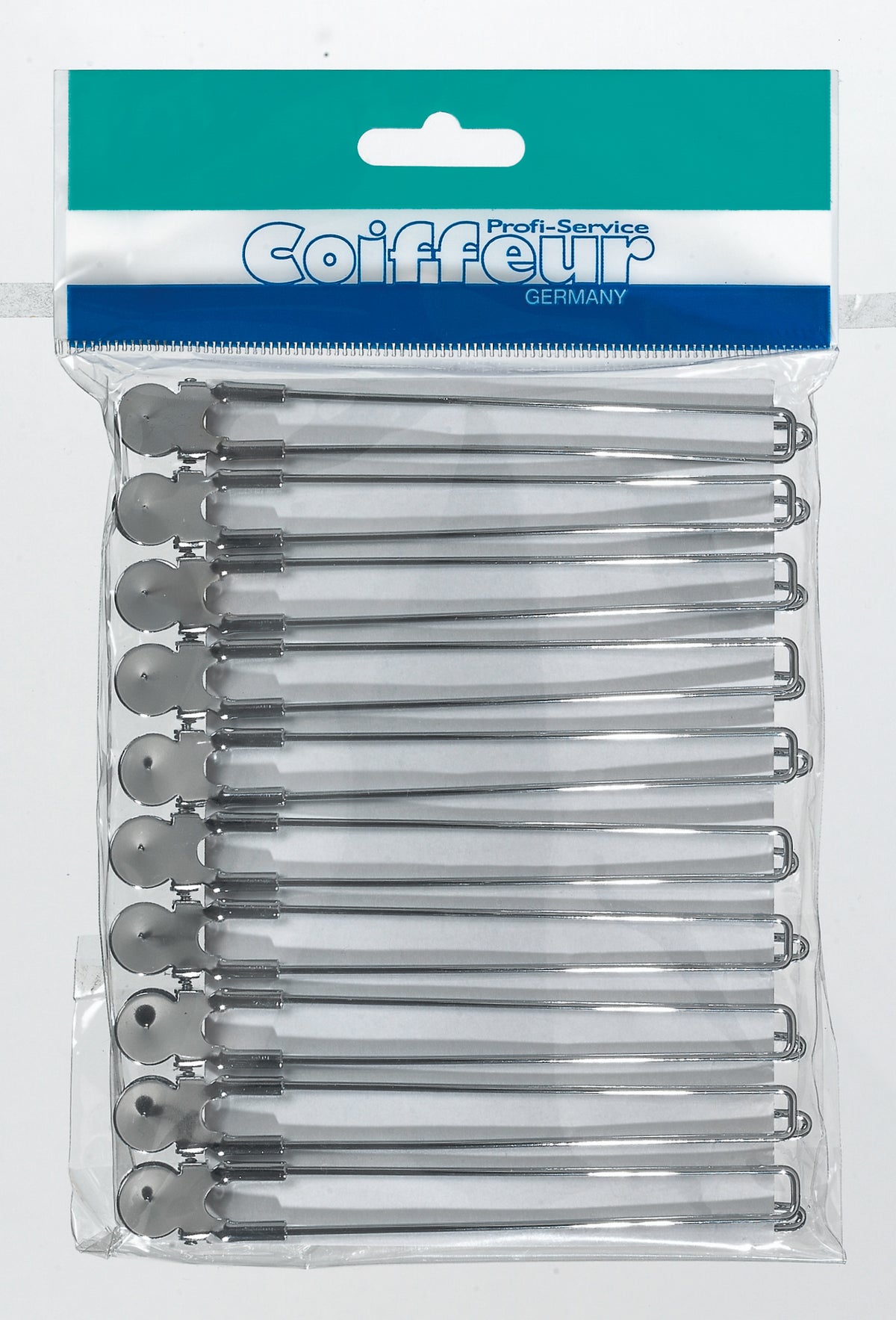Comair Haarschneideklammern Chrom Clips 10er 12,5 cm – Ansicht 2