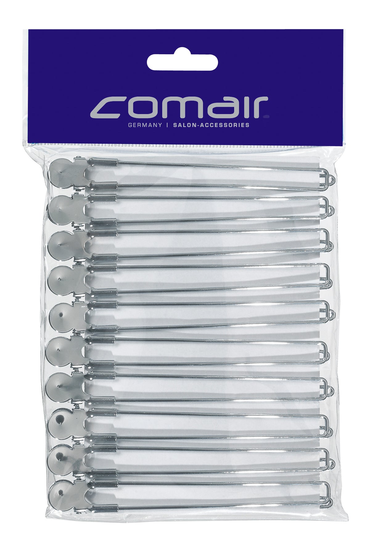 Comair Haarschneideklammern Chrom Clips 10er 12,5 cm – Ansicht 3