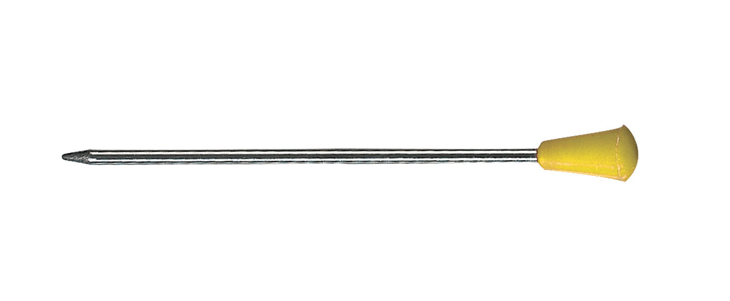 Comair Metallstecker mit Plastikkopf, 50er Beutel, 65 mm, gelb – Ansicht 3