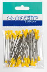 Comair Metallstecker mit Plastikkopf, 50er Beutel, 65 mm, gelb – Ansicht 5