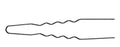 Comair Lockennadeln dünn, schwarz, 50er Beutel, 65x0,55 mm