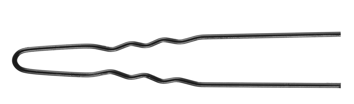Comair Lockennadeln, dick, 50er Beutel, 75x1,10 mm, schwarz – Ansicht 2