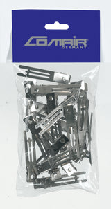 Comair Metall-Clips 3-beinig, 46 mm, 20 Stück – Ansicht 3